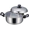 Stainless Steel Hot Pot, 18cm, Induction Compatible, A--75538, a Favorite of Major Restaurants