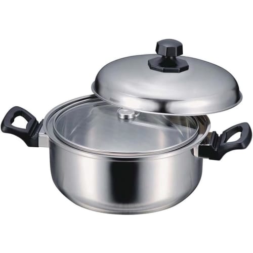 Ernest Stainless Steel Hot Pot, 18cm, Induction Compatible, A--75538, a Favorite of Major Restaurants