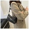 Denim Fashion Solid Color Casual Underarm Bag Trendy Multifunctional Handbag Shoulder Bags