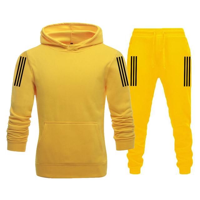 Мужской спортивный костюм, толстовка с капюшоном + спортивные штаны, комплект из 2 предметов, спортивный костюм, повседневный спортивный костюм для бега, 2 предмета, мужская флисовая уличная одежда
