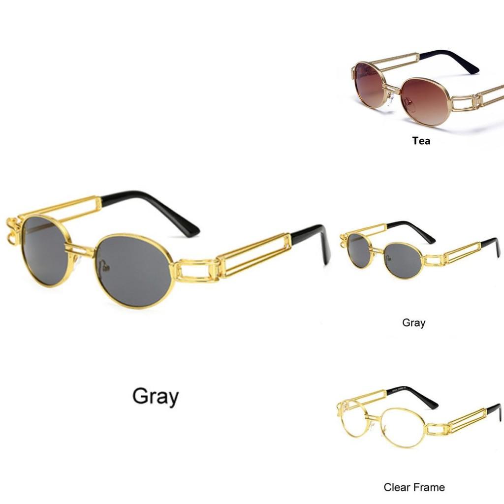 Винтажные солнцезащитные очки с металлической оправой оптом, линзы из поликарбоната, защита UV400, унисекс, стильные очки