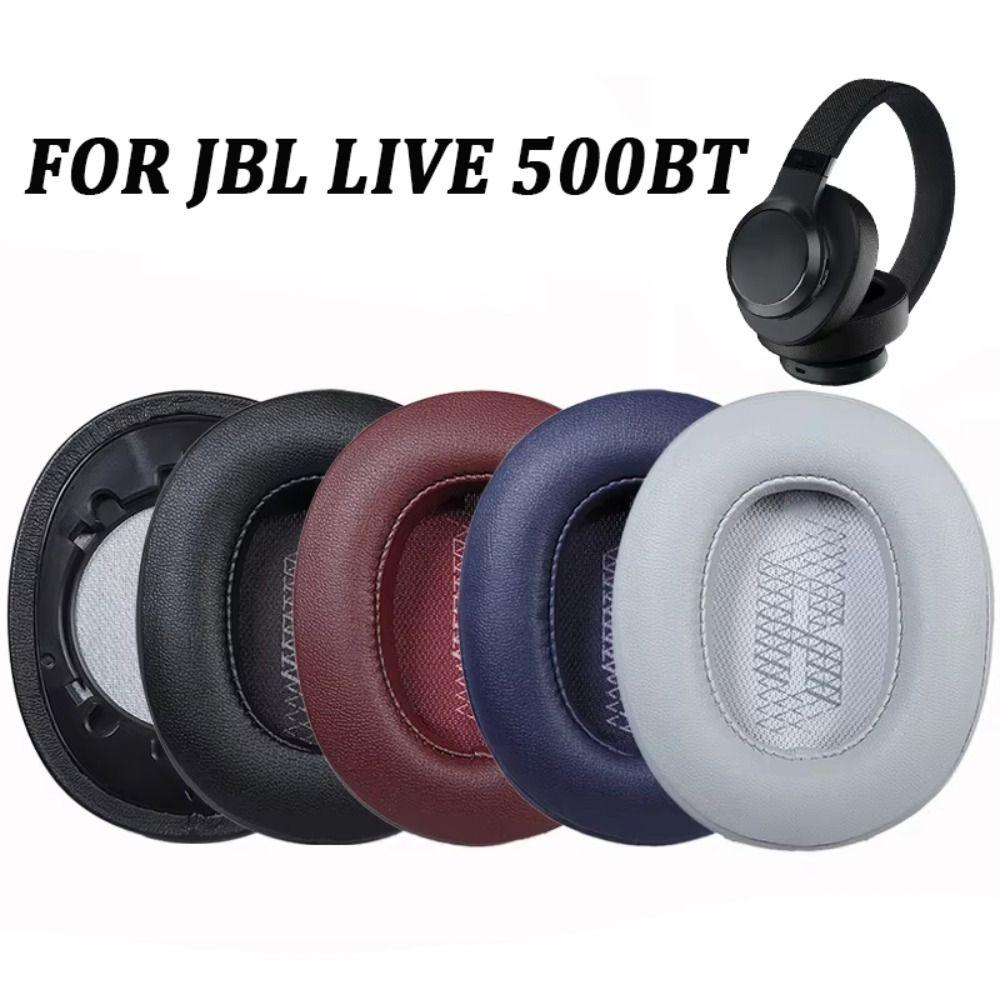 1Pair Protein Leather Ear Cushion Headset Earmuff for JBL LIVE 500BT Wireless Headphone Accessories