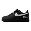 Nike Air Force 1 Покрытие Нескользящие Низкие Кеды для Скейтборда Унисекс Черный Серебристый CW2288-001(Team55-SWOOSH)