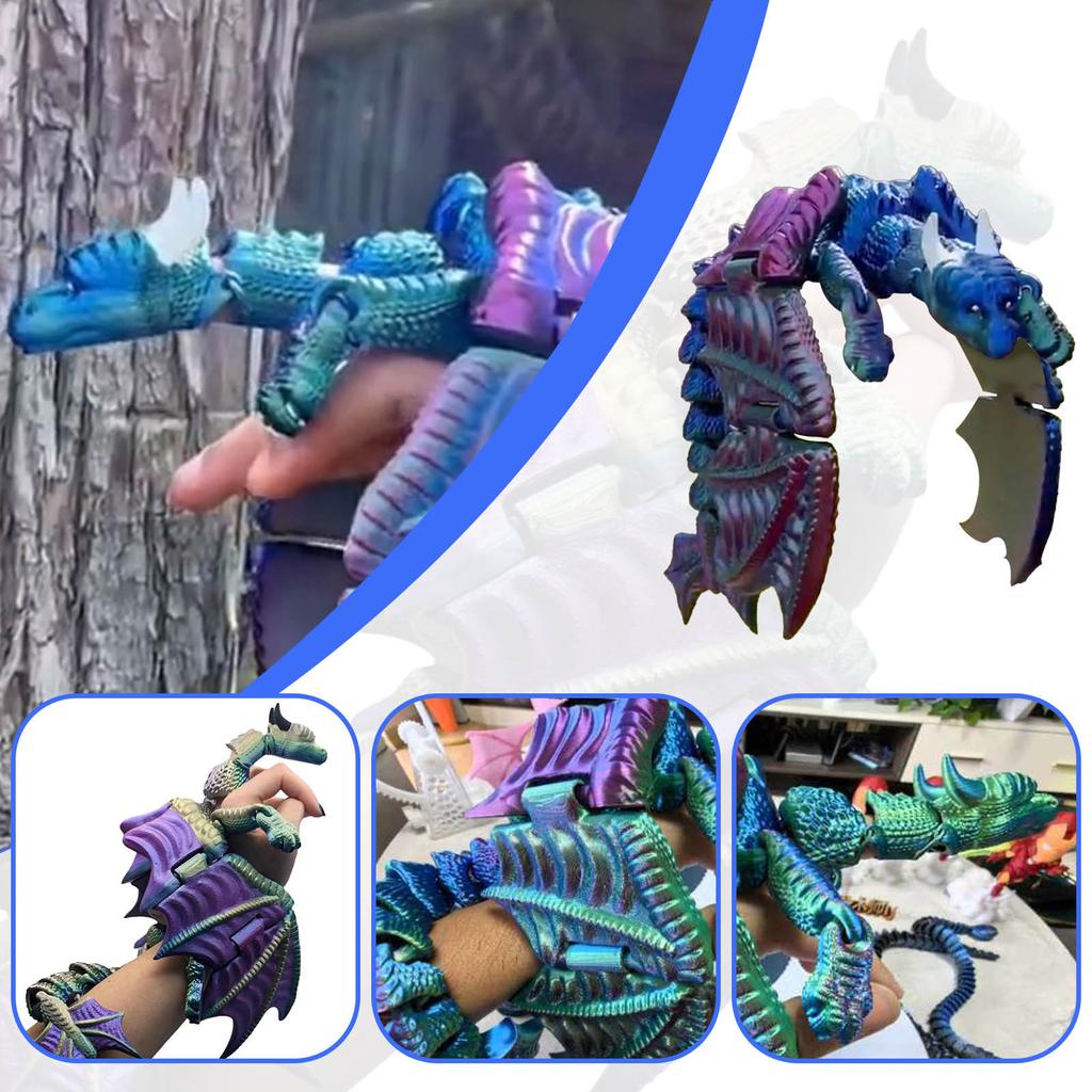 Border  Dragon Finger Puppet Finger Puppet Dragon Joint Movable Toy Model