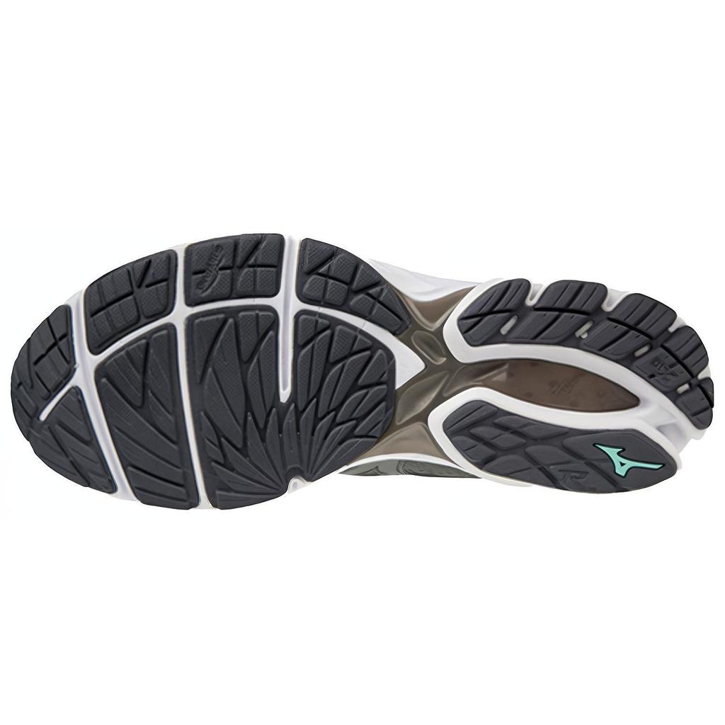 Mizuno Rider 23 Удобная сетчатая амортизация Нескользящие Легкие Низкие Повседневные Кроссовки для бега Унисекс кроссовки Серый Белый J1GC190361