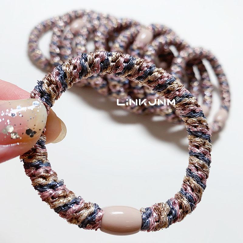 10PCS Korean Women Hair Scrunchies Quality Girls Elastic Rubber Bands Ponytail Holder Tie Gum Accessoies Party Birthday Gift