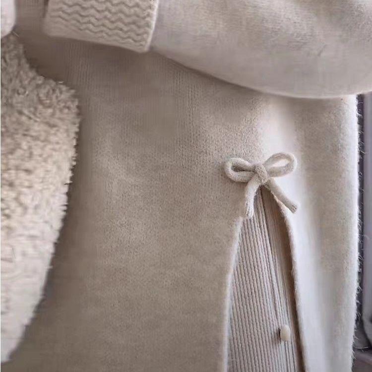 Стильный вязаный комплект и брюки-клеш большого размера для женщин - Осень/Зима 2025