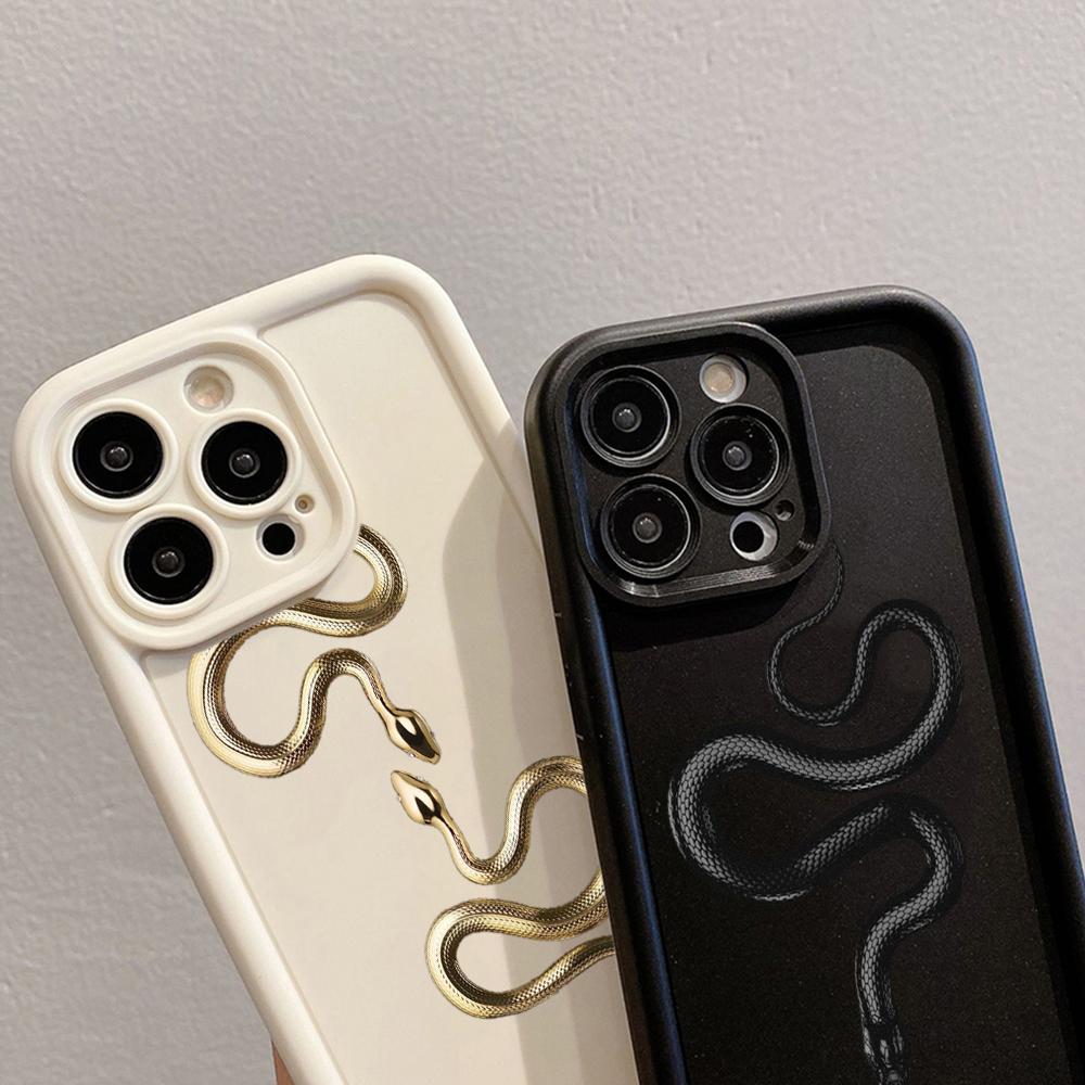 Мягкий чехол Sky Eye Ladder для Infinix Note 30 Hot 50 40 Smart 7 8 9 OnePlus Google Все модели Infinix Чехлы для телефонов Чехол NY25 Черный Золотой Змея дизайн