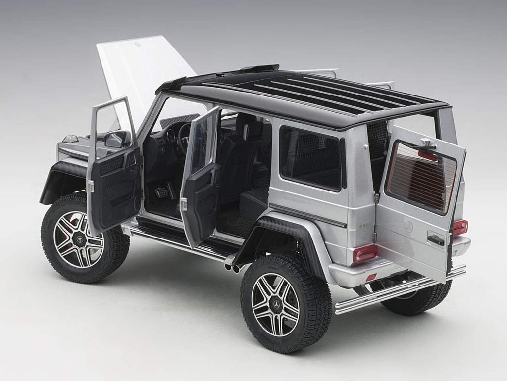 AUTOart G500 Squared Silver Готовый продукт 1/18 Mercedes-Benz 4×4