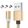 Круглый магнитный кабель для зарядки Android тип C - iOS - Micro USB Android 3в1 1М 2.4А 8