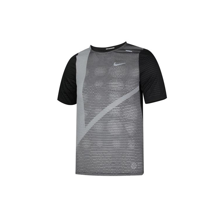 Nike Rise 365 Future Fast Running Short Sleeve Black Gray Blackgray Men's CJ5689-010
