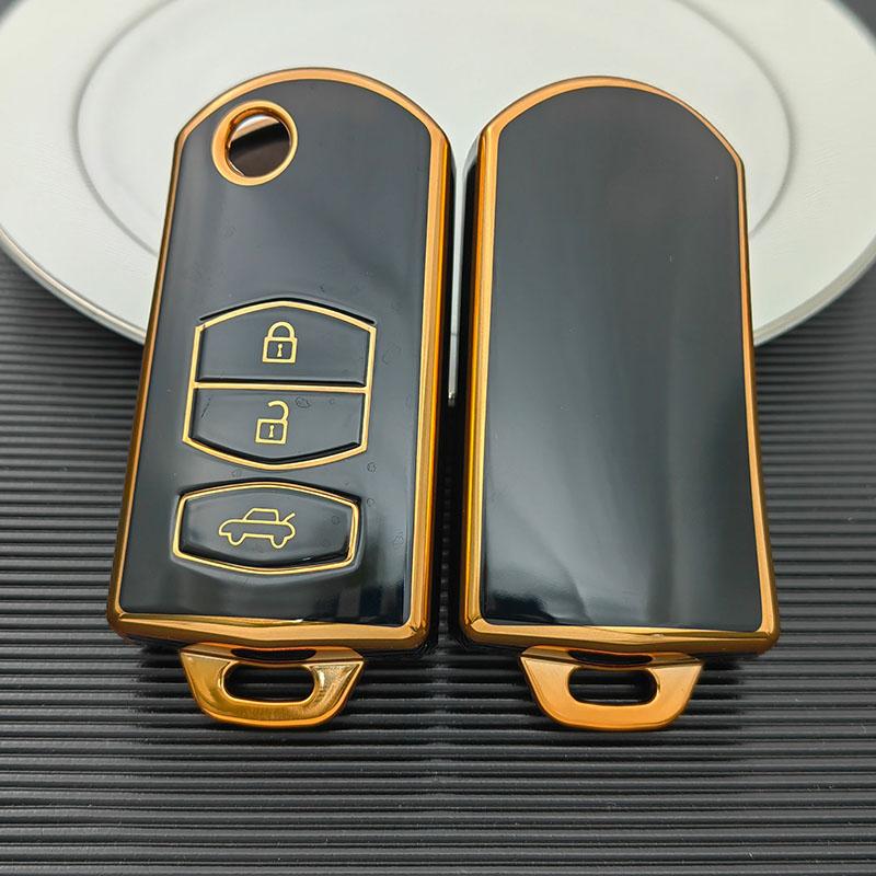 Для Mazda Demio 2 3 5 6 M3 M5 M6 CX-5 CX7 CX9 RX8 MX5 MPV 2/3 кнопки TPU Shell держатель для автомобильного ключа чехол крышка Keyless