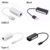 & Office Ethernet USB 2.0 to RJ45 Network Adapter Type-C to RJ45 Network Cable Converter USB Hubs