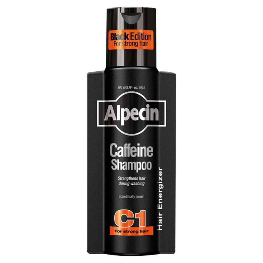 Шампунь Alpecin C1 Caffeine 250 мл + Black Strength Edition 250 мл, 1 набор
