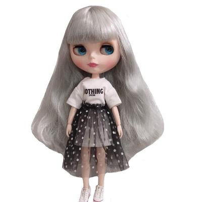 Наряд rakulifey для кук Blythe, Одежда для кукол масштаба 1/6, Комплект: Рубашка + Юбка для кукол Obitsu 24 (2 куска)