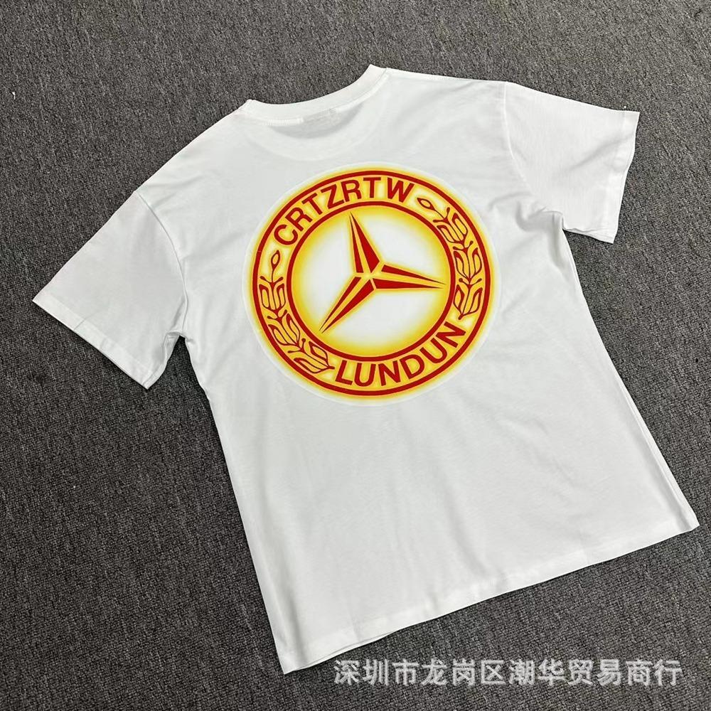 Cross-border Corteiz tide brand Alcatraz summer retro printing men's and women's trend loose casual short-sleeved T-shirt