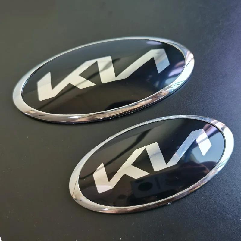 AAOB1 for KIA KN Sportage K2 K3 K5 Sorento RIO Senda Forte Seltos Optima Niro Soul Ceed Car Front Hood Emblem Tail Trunk Badge Sticker