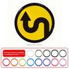 For MINI Cooper S JCW Countryman Clubman 3D Metal Car Front Grill Emblem Badge Decoration Universal Car Styling Accessories