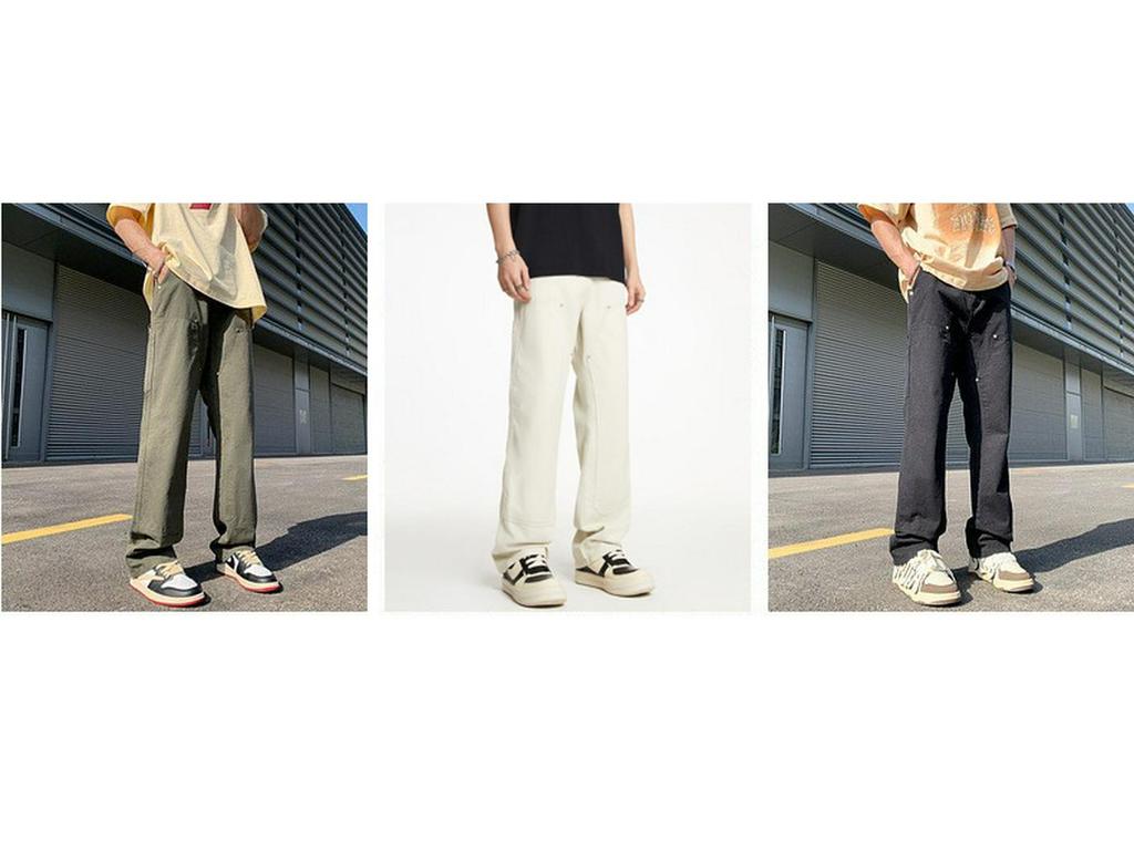 LKTM Мужские повседневные брюки свободного покроя в стиле ретро Lumberjack High Street