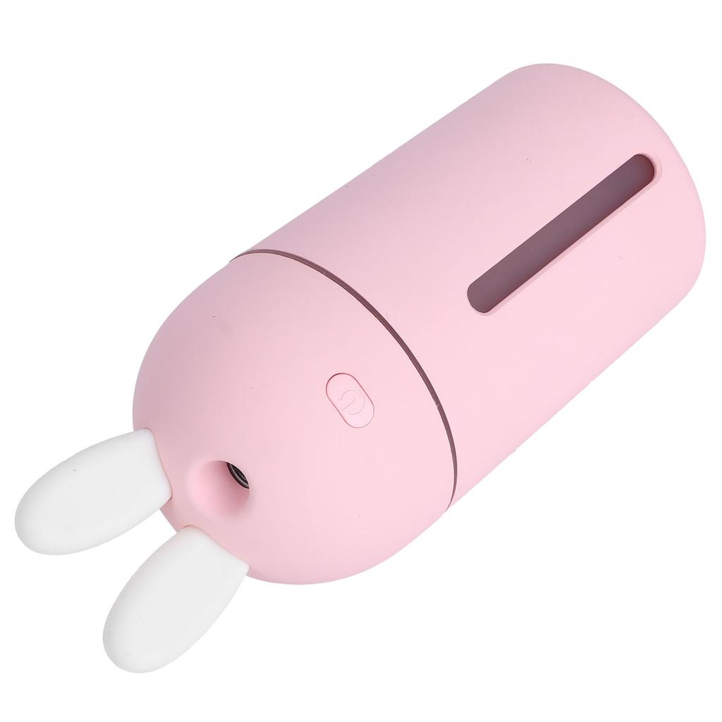 200ml Mini Air Humidifier 3 Hours Timing Ambience Night Light Desktop Humidifier USB PoweredPink