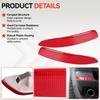 For BMW E70 X5 2007-2013 2x Red Rear Bumper Reflector Light Left Right Brake Tail Lamp Replacement Parts 63217158949 63217158950