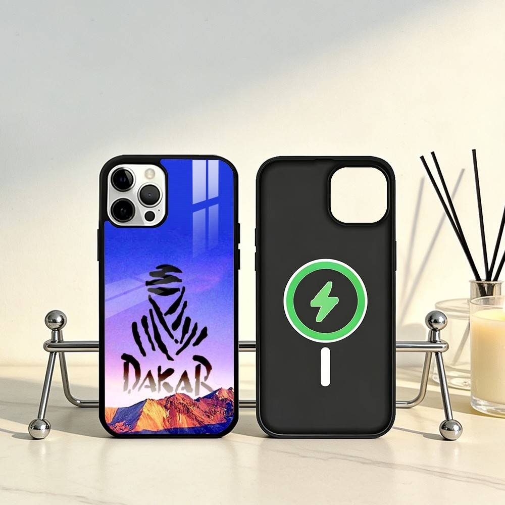 Rally D-Dakar Logo Phone Case For iPhone17,16,15,14,13,12,11 Plus,Pro Max Magnetic For Magsafe Wireless Charging