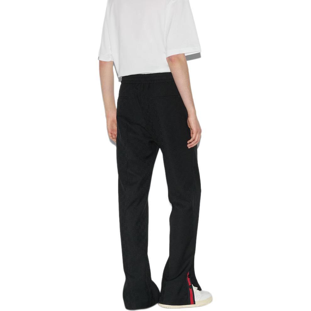 GUCCI Monogrammed Straight Leg Pants 791166-ZAORH-4036