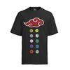 Naruto Shirt Akatsuki Logo Rote Wolken Ring Anime Manga Bio Herren