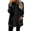 Women's Zip Up Hoodies Oversized Fleece Long Pullover Hooded Sweatshirts Casual Long Sleeve Fall Hoodie Jacket