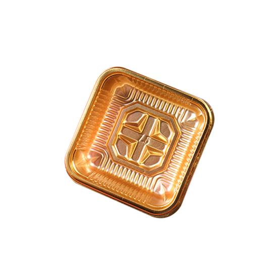 100шт безопасный квадратной формы милый прочный прозрачный контейнер для печенья и конфет контейнер для торта