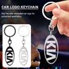 1Pcs Fashion Car Badge Keychain Zinc Alloy Keyrings Auto Accessories For Rio Ceed Sportage Sorento K2 K3 K4 K5 K6 K7 K8 Soul Opeima