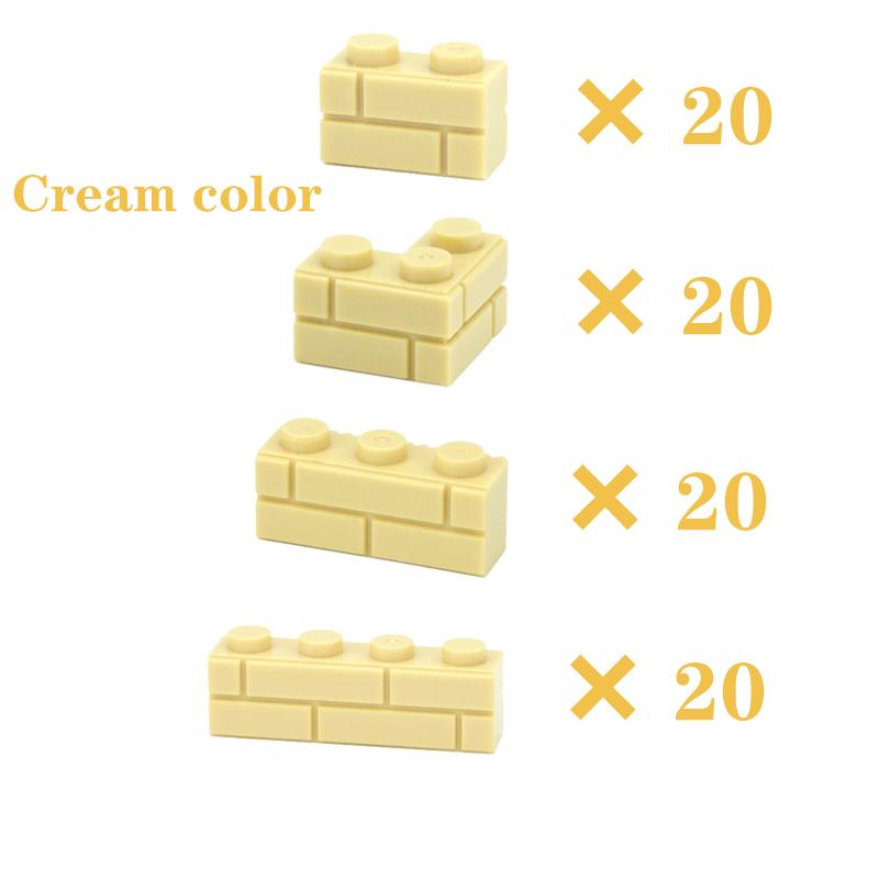 DIY Building Blocks Figures City Thick Wall Bricks Educational Creative Toys for Children Size Compatible with All Brands