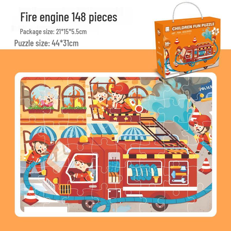 Детская коробка пазлов с крупными деталями для возраста 3-6 лет: Идеально для детского сада, праздничных подарков и раннего обучения