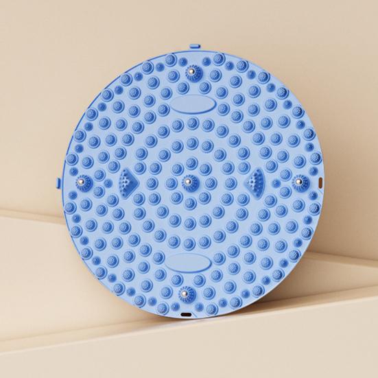 Круглый массажер для ног, снятие боли в ногах, расслабление мышц, рефлексотерапия стоп, противоскользящий портативный акупрессурный коврик