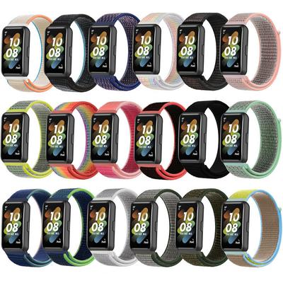 Высококачественный нейлоновый ремешок для Huawei Band 7/Band7, спортивный тканый браслет, сменный браслет, аксессуары для умных часов