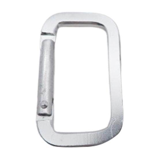 10 шт. Кемпинговые карабины, Походные застежки, Прочные пряжки, Компактные портативные многофункциональные сверхпрочные брелоки, Металлические квадратные карабины