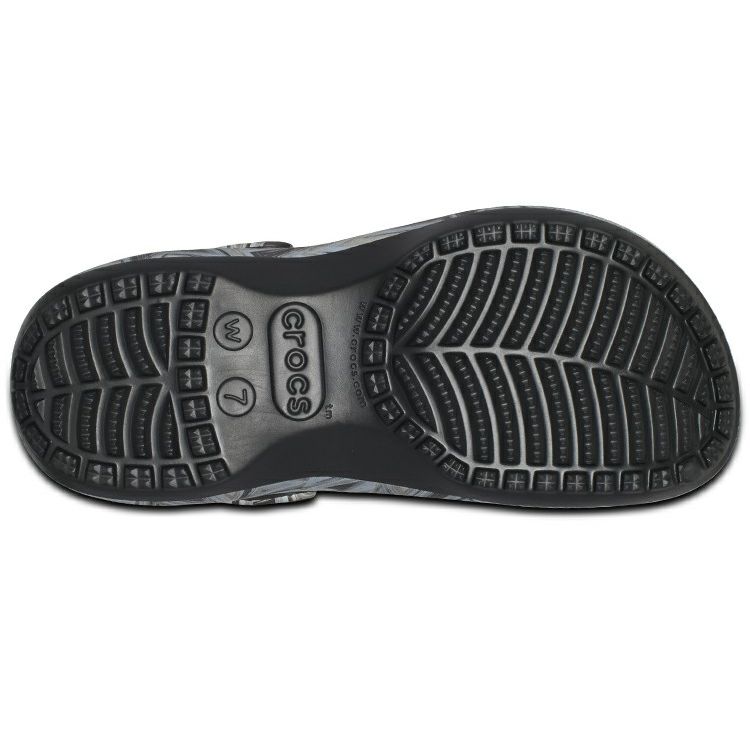 Crocs Классические клоги EVA Женская обувь Черный Мультиколор 208123-0C4