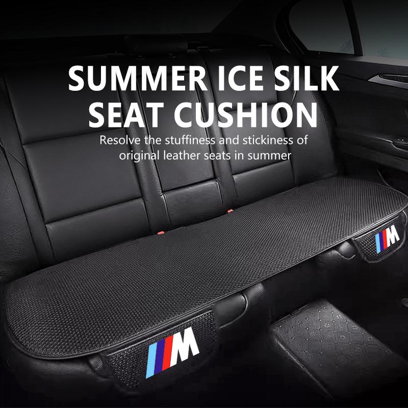 Ice Silk Car Seat Cushion Non-slip Wear-resistant Seat Cover For BMW Performance M E87 E30 E46 E28 F35 G20 E93 F20 X3 X blcp03