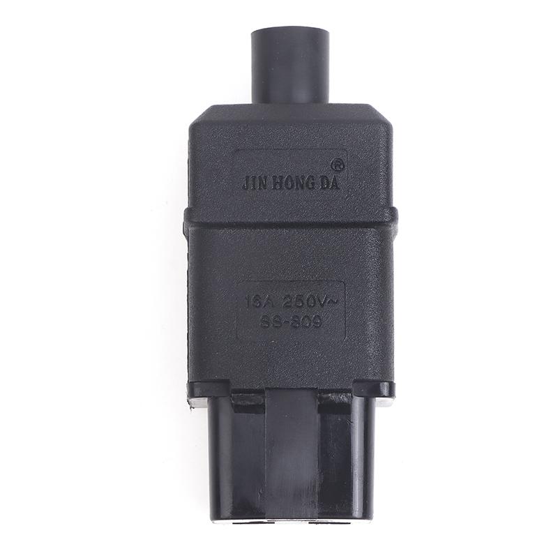 1Pcs Universal Copper IEC320 C19 AC Electrical Power Cable Cord Wiring Connector UPS PDU Removable Female Male Socket Plug 16A