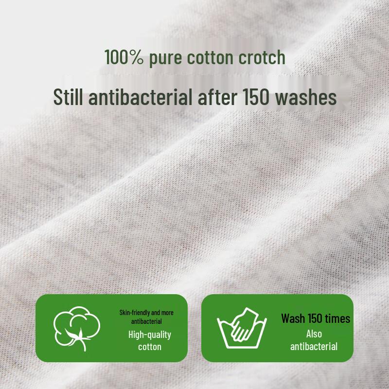 Женское антибактериальное менструальное нижнее белье с ластовицей из 100% хлопка