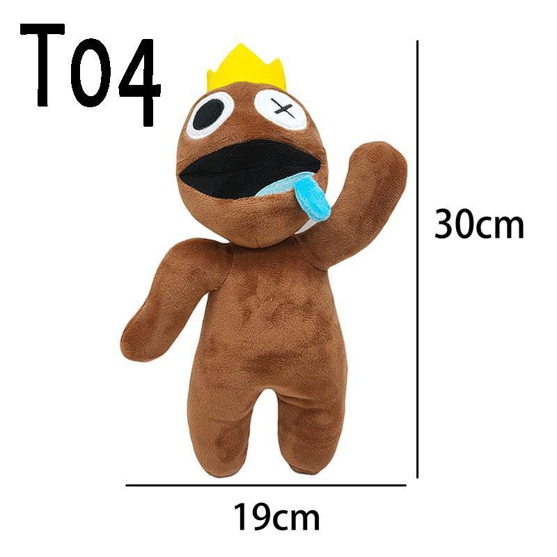 Rainbow Friends roblox, плюшевая игрушка, мультяшный игровой персонаж, кукла, кавайный синий монстр, мягкие игрушки для детей, рождественские подарки