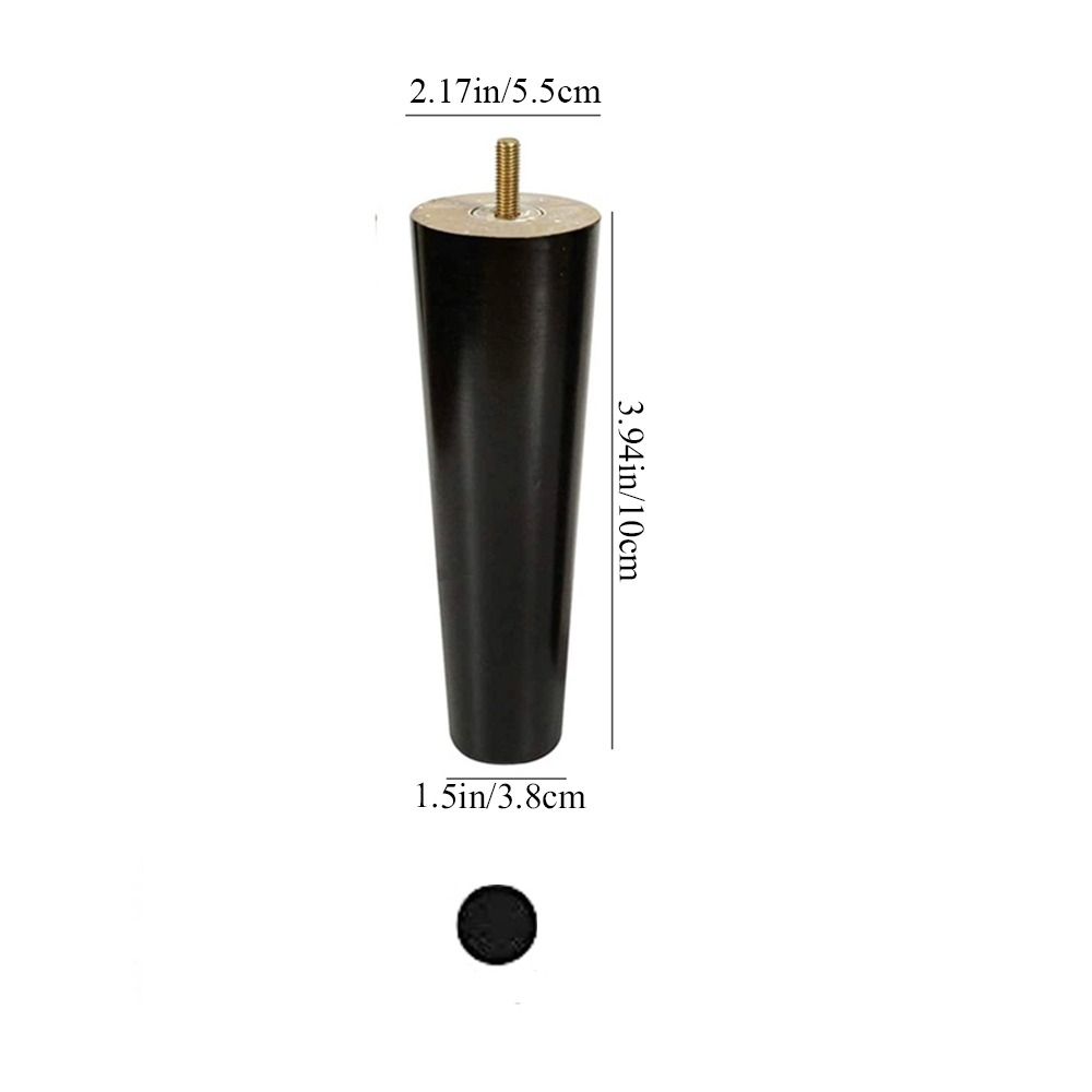 Conical Replacement TV Cabinet Chair Durable Sofa Leg Furniture Leg Table Feet for Coffee Table