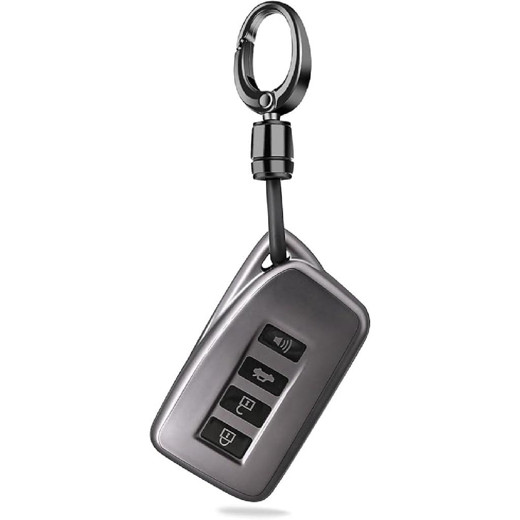 Чехол для брелока для Lexus, чехол для брелока, совместимый с Lexus UX200 UX250h LS500 LS500H LC500 LC500h ES300h F-Sport ES350 GX 460 Premium Soft TPU 2024 года выпуска.