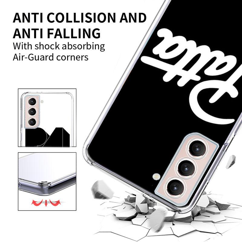 Fashion P-pattaS Phone Case For Samsung Galaxy S25 Edge S24 S23 FE S21 S20 S10 Plus S22 S26 Ultra Cover Clear Cases TPU Capa She