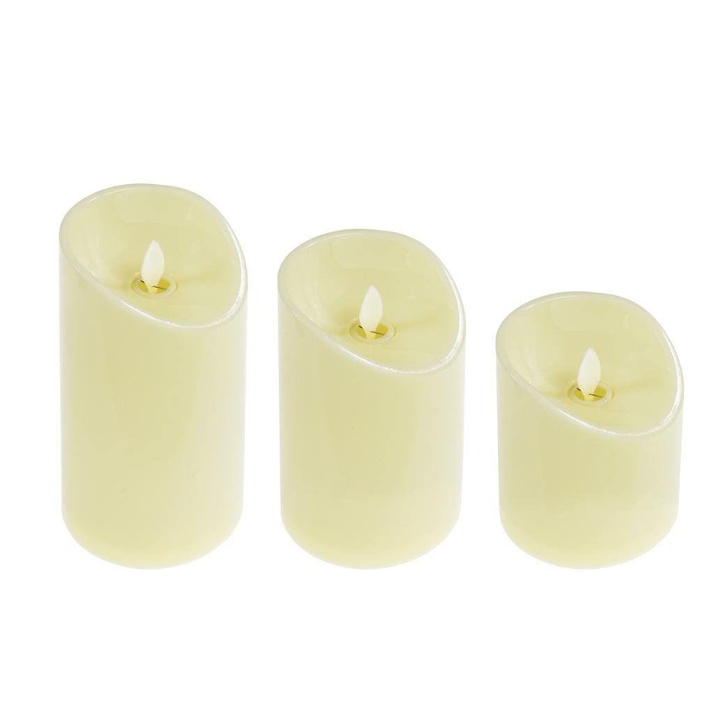 Светодиодные свечи Supretto с пультом, 3 шт. (Арт. 4570)