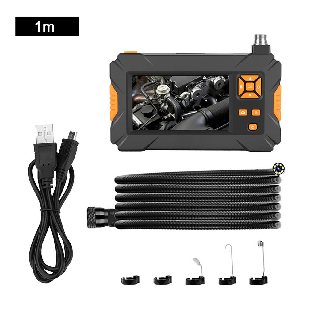4.3in P30 1080P 70 Degrees Pipe Inspection Camera IP67 Waterproof Industrial Borescope3m/9.8ft Cable