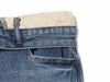 European and American style, new women's clothing, classic, versatile mid-waist flanged jeans 6688015