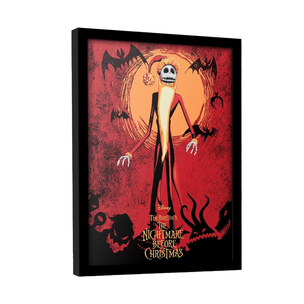 The Nightmare Before Christmas Jack Skellington Framed Poster