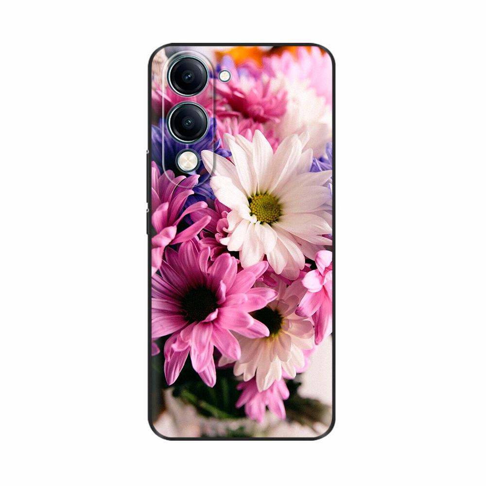 Чехол для Vivo Y19 1915 Мягкий ТПУ Роскошный Милый Силиконовый Чехол Бампер Задняя Крышка Телефона Coque Для Vivo Y19s 2025 Чехлы V2419 Fundas