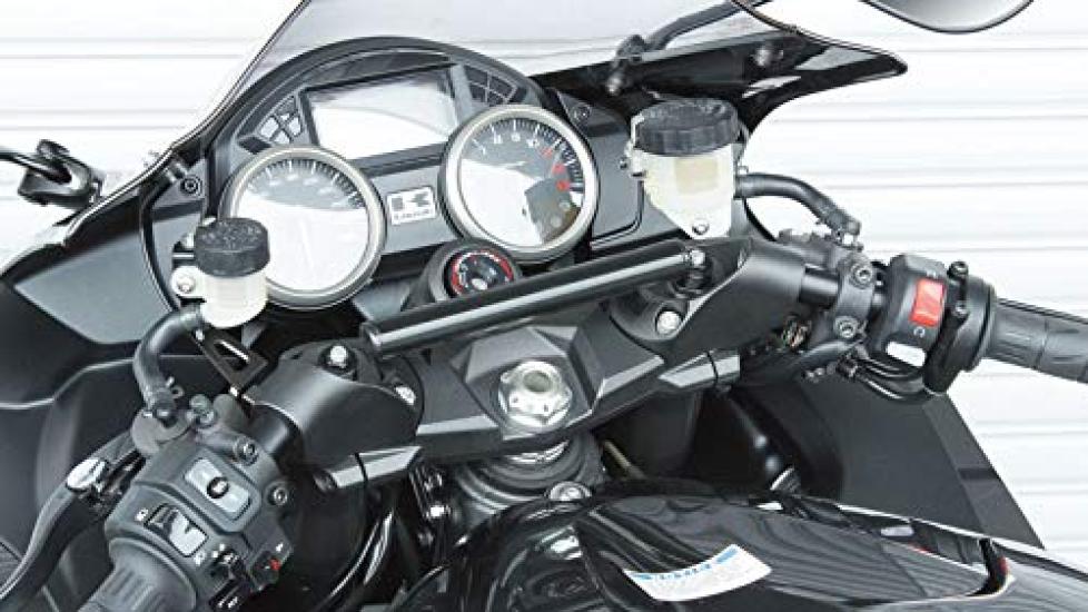 Детали для велосипеда Kijima, крепление для ручки, сталь, черный ZX-14R 22,2 мм 204-072